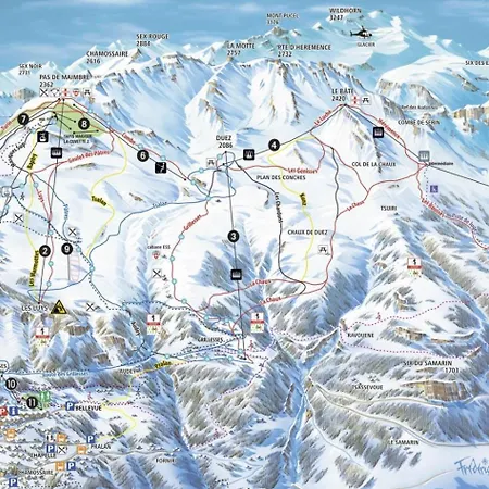 Ski-In Apartment In Anzere
